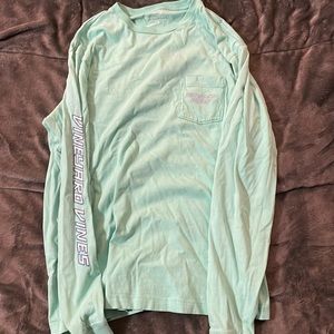 Vineyard Vines Sea Green L/S Tee Size S
